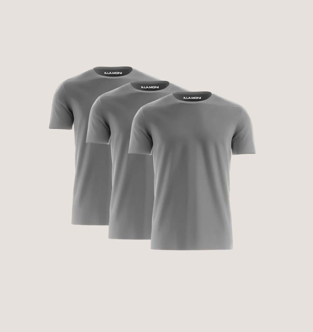 Zestaw 3 szt. | Szary