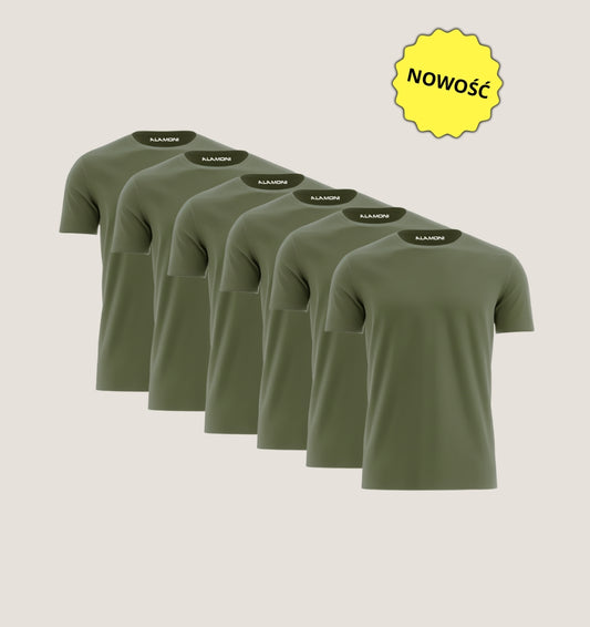 Zestaw 6 szt. | Militarna Zieleń
