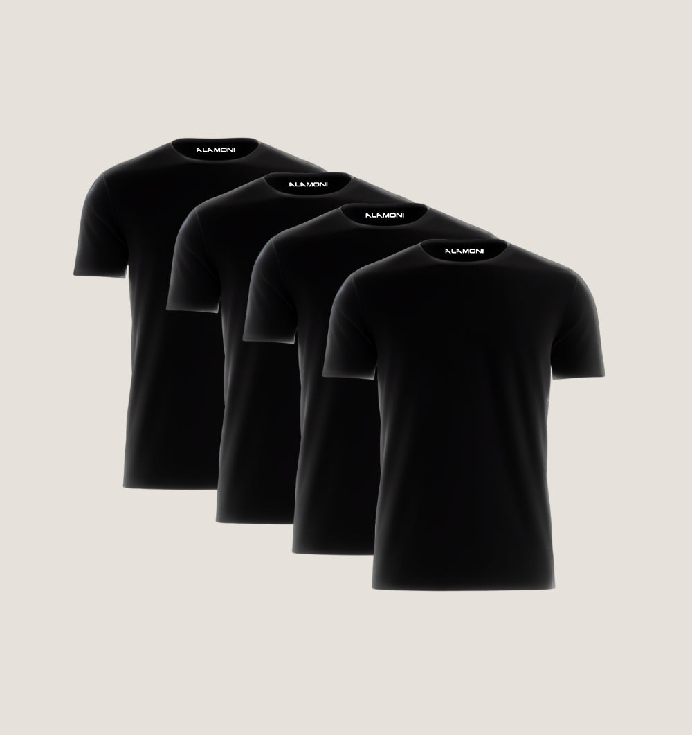 Zestaw 4 szt. | Czarny