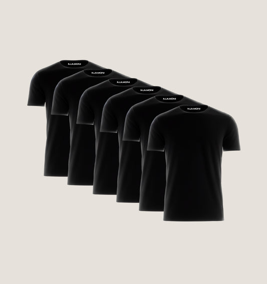 Zestaw 6 szt. | Czarny